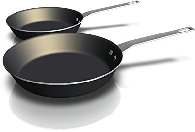 AEG 9029794915 Gourmet Collection - Bratpfannen-Set antihaftbeschichtet, Durchmesser 26 cm und 30 cm ohne Deckel