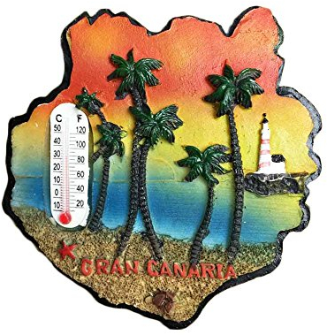 Spanien Gran Canaria Kühlschrank Magnet 3D Travel Aufkleber Souvenirs Collection, Home & Küche Dekoration, Spanien Kühlschrank Magnet Aus China