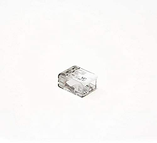 Electraline 80611 Verbindungsklemme 2-adrig, 0,2 bis 4 mm2, mit Hebel, 5 Stück, UC 2 Eingänge