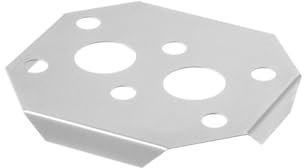 HENDI Abtropfgitter, für Gastronormbehälter, Temperaturbeständig von -40° bis 300°C, Heissluftöfen-Kühl- und Tiefkühlschränken-Chafing Dishes-Bain Marie, Stapelbar, GN 1/6, Edelstahl