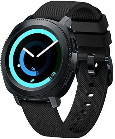 FunBand Compatible con Correa Gear Sport, 20mm Reemplazo de Banda de Silicona Deportiva Pulsera para 20mm Universal Strap/Gear S2 Classic/Galaxy Watch 42mm/Galaxy Watch Active/Active 2/Vivoactive 3