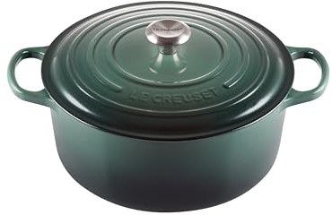 Le Creuset Signature Cocotte ronde en fonte émaillée, 9 L, Artichaut