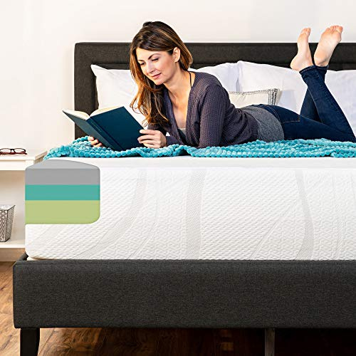 Best Choice Products 12 Inch, Green Tea Charcoal 12 Inch, Green Tea Charcoal Cooling Gel Memory Foam Mattress, Fiberglass Free, 3-Layer, Breathable - Full, Medium Plush