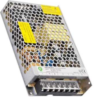 WITTKOWARE POS-150-5-C Industrie-Schaltnetzteil mit Metallgehäuse und Schraubklemmen, LxBxH: 159x97x30mm, Ausgang: 5V/DC (per Poti einstellbar 4,5-5,5V), max. 22A (110W)