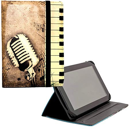ANVAL Funda para Tablet 7, 8, 9, 9.7, 10.1 - Universal - Personalizable, Compatible Tableta 7, 8, 9, 9.7, 10.1 Pulgadas - (EST. 69)