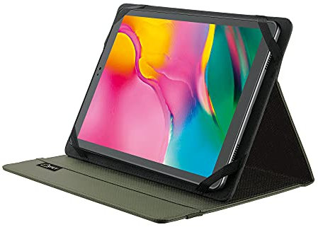 Trust Mobile Primo Custodia Folio Riciclata per Tablet da 10 Pollici, Cover Protettiva Universale con Funzione di Supporto - Verde
