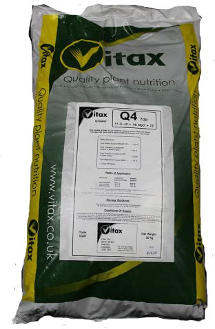 Vitax Q4 Top | Granular Trees & Shrubs Fertiliser | All Year Round Use | 20 kg