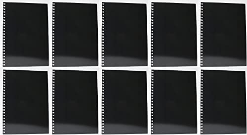 10x Collegeblock Kollegblock A4 blanko unliniert 80 Blatt 90g/qm Premium Marke ADINA Lin.20 (schwarz)