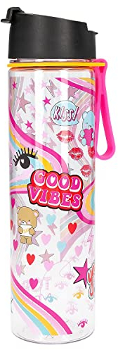 Depesche TOPModel - Trink-Flasche Teddy Cool aus Kunststoff (frei von BPA und Phthalaten), ca. 500 ml Fassungsvermögen, unzerbrechlich, Trinkgefäß ideal für Wasser, Tee, Saft und andere Getränke