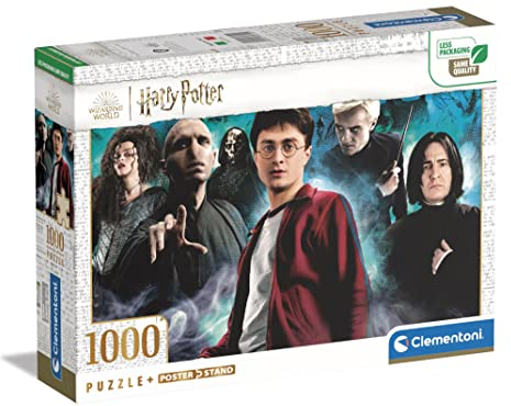 Clementoni - Harry Potter Potter-1000 Puzzle für Erwachsene, Made in Italy, Mehrfarbig, 39710