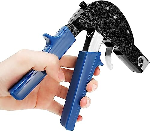 Holdfiturn Wall Anchor Setting Tool Heavy Duty Metal Plasterboard Fixing Tool 16x12x10cm Non-Slip Hollow Wall Fixings for M4 M5 M6 Anchor (Blue)