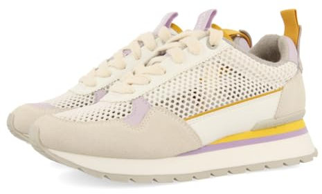 Sneakers Blancas con Tejido DE Rejilla para Mujer VAMO