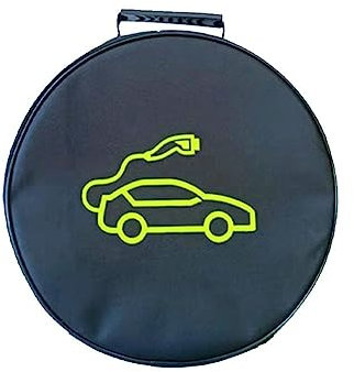 DHliIQQ Sac de rangement pour câble de chargement de voiture Sac de transport pour chargeur de véhicule électrique Prises Câbles Équipement Cas Jumper V6B4 Container