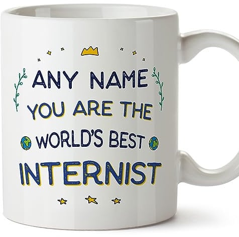 Mugffins Tasses Personnalisables pour INTERNE - En Anglais - Cadeau Personalisé- World's Best - 11 oz / 330 ml