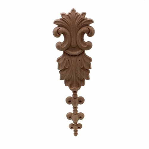 LJFMDLN Holzgeschnitzte Applikation Vertikale Holzleiste Aufkleber Basteln for Möbel Schrank Bett Kleiderschrank Decke Kommode Schrank Zuhause DIY