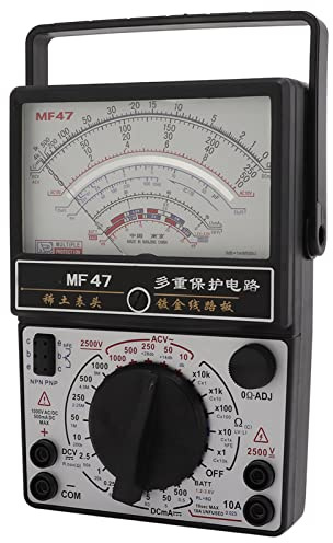 Multimètre Analogique Mf47 Voltmètre Pointeur Industriel de Haute Précision