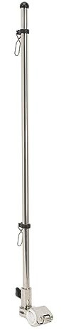 Aramox Hampe pour Drapeau Mât de Drapeau en Acier Inoxydable de qualité Marine, 560 Mm, Compatible avec Bateau, Yacht, adapté pour Rail de Diamètre de Tuyau de 22,2 à 25 Mm, de Drapeau