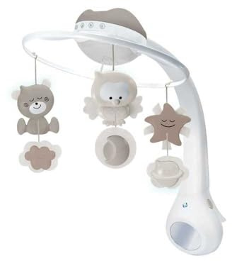Giostrina musicale e proiettore - INFANTINO - Sweet Night 3 in 1 - Grigio