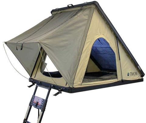 Hard Shell Rooftop Tent, 2-Person - Overland Vehicle Systems LD TMON - Aluminum Clamshell