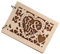 VILLFUL Livre Dor De Mariage Unique En Bois Sculpté De 20 Pages Panneau De Bienvenue Personnalisé Pour Anniversaire