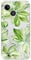 Berkin Arts Compatible with iPhone 13 Mini Case Clear TPU Cover Green Flower Floral Design Tasteful Botanical