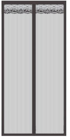 WUWUSU Zanzariera Magnetica per Porte 90x200cm,Tende Zanzariere con Calamita per Finestre,per Porte Anti Zanzare Calamite Tenda Anti Zanzare Insetti Facile da installare per porte da balcone,Nero