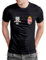 Ungarn T-Shirt „EM 2024“ Trikot Fußball Shirt Herren Damen Unisex Europameisterschaft - personalisiert mit Zahl & Namen - Fanartikel Fan-Outfit, Schwarz, Gr. S