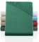 BaSaTex Flausch Feinbiber Winter Spannbettlaken 200x220 cm + 40 cm Steghöhe - Kuscheliges Biber Spannbettuch für Wasserbetten und Boxspringbetten - 100% Baummwolle | Dunkelgrün