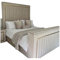 Furnico Living Ltd Appleton Upholstered TV Bed Frame with Built-in Storage, Integrated TV Lift and Remote Control (Double)