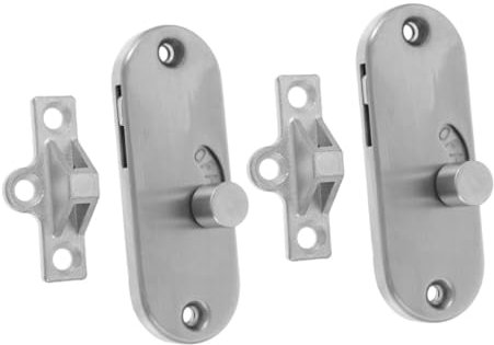 COSMEVIVI 2stücke Schiebetürschloss Riegel Für Scheunentore Und Schiebetüren Aus Aluminiumlegierung Und Sicher Und Installieren