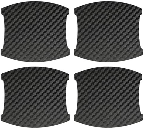 lyanny 4Pcs Car Door Handle Protective Film, Car Door Handle Scratch Protector, Anti-Scratch Auto Door Handle Scratch Protectors, Black