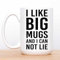 60 Second Makeover Limited I Like Big Mugs and I Can Not Lie Mug 15oz Man Mug Novely Gift Mug Cup Christmas Funny