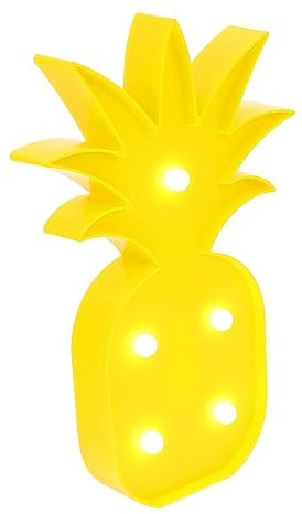 HOMSFOU Ananas Led Nachtlicht Schreibtischlicht Kinderzimmer Wohnzimmer Deko Licht Ornament Warmes Licht