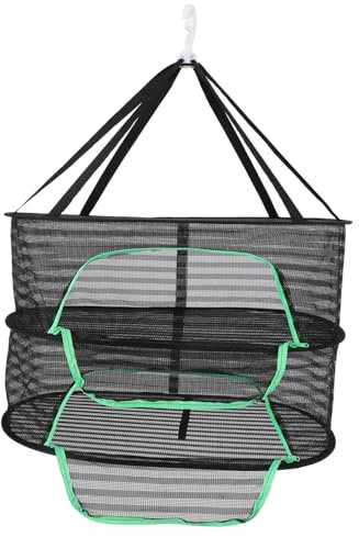 TOYANDONA Sèche-linge Suspendu à Maille Filet De Séchage Pour Plantes Légumes Et Poissons Support Pour Jardin