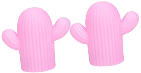 NUOBESTY Veilleuse Décorative Lampe De Chevet Cactus 2 Pièces En Matériau Solide Lumière Douce Pour Décoration D'intérieur Chambre à Coucher