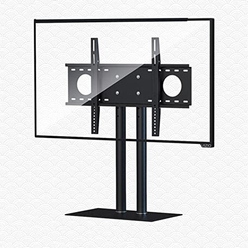 TV Stand Mount, Mobile Tabletop TV Base with Metal Base, Table Top TV Stand for 37-70 inch TVs, Max VESA 660x440mm