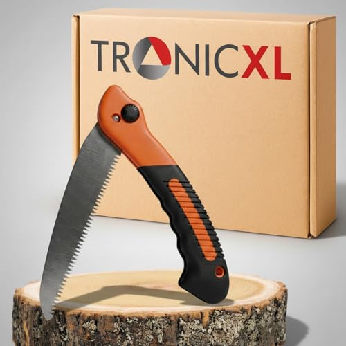 TronicXL Klappsäge Astsäge Handsäge klappbar Outdoor Garten Holz Kunststoff