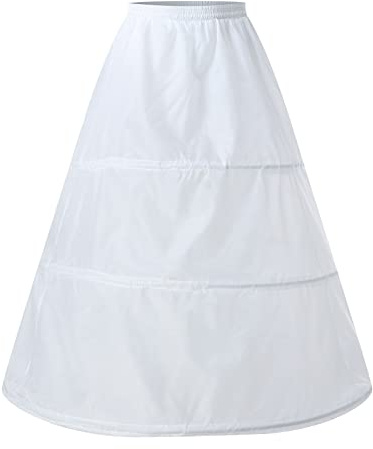 Reifrock 3 Ring verstellbar, Underskirt Unterrock, Petticoat Krinoline