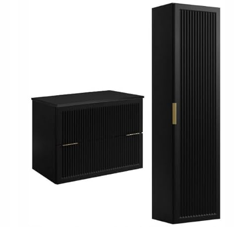 Rodan Moderne Möbel - Schrank Schwarz - Möbelstück - Bastelregal – Bastelplatte 80 cm + 80 cm
