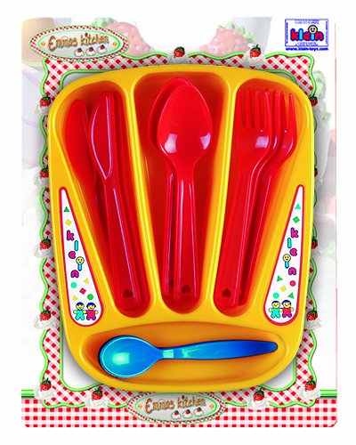 Theo Klein 9134 - Emma's Kitchen Caja de Cubiertos, Juguete.