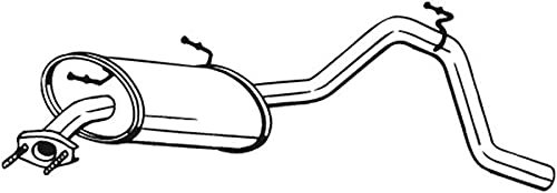 BOSAL 281-169 Endschalldämpfer Endtopf