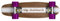 Ridge Skateboards Maple Mini Cruiser- NR4 Skateboard, Viola