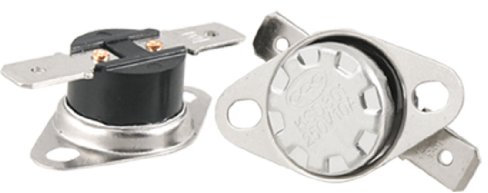sourcingmap 5 x KSD301 250V 10A 100 Celsius Thermostat Temperature Control Switch N.C.