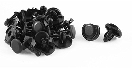 sourcingmap Voiture Trou de 7mm Rivets Plastiques Agrafe Clips Tige-Poussoir 15 Pcs