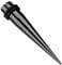 Treuheld® Dehnstab mit Gummiringen - Schwarz - 7mm - Chirurgenstahl/Edelstahl Ohr Expander - Piercing Dehner & Flesh Tunnel Dehnungsstab