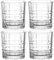 Set de 4 verres à whisky Spirit, Léonardo