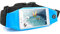 Mobilefox Handy Sport Hüfttasche Flache, wasserresistente Jogging Lauf Gürtel Tasche mit Reflektoren, Kopfhörereinlass und extra Fach 4,7 Zoll passend für Apple iPhone 7 Neon Blau