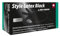 AMPri Latexhandschuhe, schwarz, 100 Stück/Box, Größe L, puderfrei, Style Latex Black: Latex Einweghandschuhe in den Größen XS, S, M, L, XL