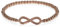 JewelryWe Unendlichkeitszeichen Armband Damen Perlenarmband: Elegant Zirkonia Infinity Unendlichkeit Ewige Liebe Zeichen Kugel Perlen Armkette Armreif Geschenk für Frauen Mädchen Rosegold