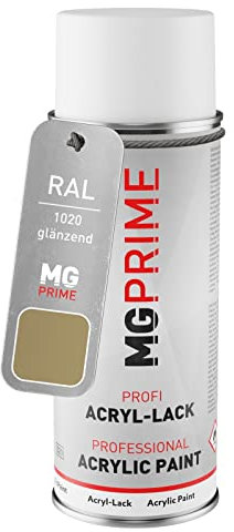 MG PRIME RAL 1020 Olivgelb/Olive yellow Spraydose 400 ml glänzend schnelltrocknend